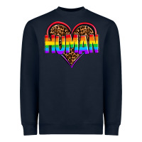 Navy lgbt pride human Heavyweight Sweatshirt - OliviaCreatesArt