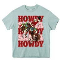 Howdy Santa Cowboy Christmas Heavy Core Tee | Teevron