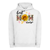 Pigment Lunar Rock best mom ever with sunflower Urban Hoodie - Artiststas