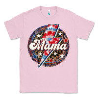 Bubblegum Pink Western Mama Patriotic Classic Tee - LillyAllenDesigns