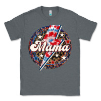 Charcoal Heather Western Mama Patriotic Classic Tee - LillyAllenDesigns