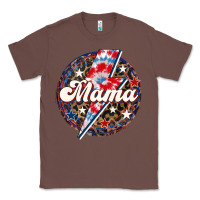 Chestnut Western Mama Patriotic Classic Tee - LillyAllenDesigns
