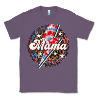 Lavender Western Mama Patriotic Classic Tee - LillyAllenDesigns