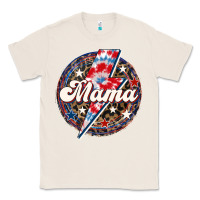 Natural Western Mama Patriotic Classic Tee - LillyAllenDesigns
