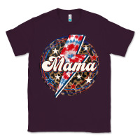 Plum Western Mama Patriotic Classic Tee - LillyAllenDesigns