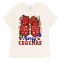Bone Merry crocmas Ladies Tee - NancyCooperArtShop