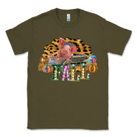Army Green Fall Scene Pumpkin Watercolor Pig Wagon Serape Cheetah Classic Tee - Bettercallsaul