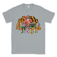 Heather Grey Fall Scene Pumpkin Watercolor Pig Wagon Serape Cheetah Classic Tee - Bettercallsaul