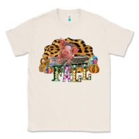 Natural Fall Scene Pumpkin Watercolor Pig Wagon Serape Cheetah Classic Tee - Bettercallsaul