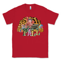 Red Fall Scene Pumpkin Watercolor Pig Wagon Serape Cheetah Classic Tee - Bettercallsaul