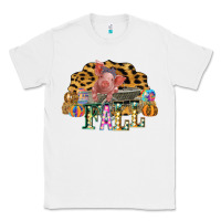 White Fall Scene Pumpkin Watercolor Pig Wagon Serape Cheetah Classic Tee - Bettercallsaul