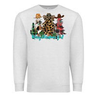 Merry Christmas Y'all Christmas Trees Premium Sweatshirt | Teevron
