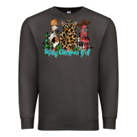 Smoke merry christmas y'all christmas trees Premium Sweatshirt - CowhideDigitalArt