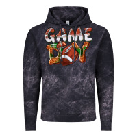 Cloud Black Game day leopard Football Vintage Hoodie - NancyCooperArtShop