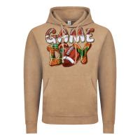 Vintage Coffee Game day leopard Football Vintage Hoodie - NancyCooperArtShop