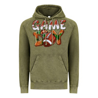 Vintage Olive Game day leopard Football Vintage Hoodie - NancyCooperArtShop