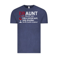 Vintage Denim Funny Drunk Aunt Definition DRAUNT Gift For Auntie Vintage Tee - minhPixels
