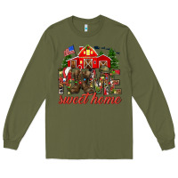 Army Green Army Christmas Home Sweet Home Long Sleeve Tee - HowdyJamesFarm