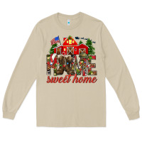Mushroom Army Christmas Home Sweet Home Long Sleeve Tee - HowdyJamesFarm