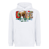 White Love ComeDown Luke 2.11-2 2 Heavyweight Hoodie - CowhideDigitalArt