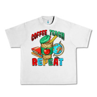 Lunar Rock coffee teach repeat Urban Heavy Tee - NancyCooperArtShop