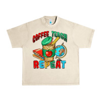 Sandshell coffee teach repeat Urban Heavy Tee - NancyCooperArtShop