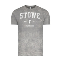 Cloud Rock Stowe Vermont Vt Vintage Athletic Sports Vintage Tee - minhPixels