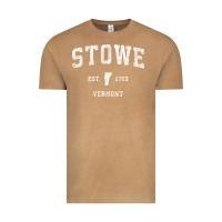 Vintage Camel Stowe Vermont Vt Vintage Athletic Sports Vintage Tee - minhPixels