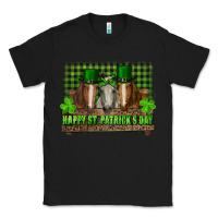 Black happy st. patrick's day horses with leprechaun hat and bandana Classic Tee - RanaPortraitStore