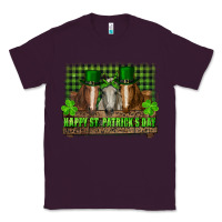 Plum happy st. patrick's day horses with leprechaun hat and bandana Classic Tee - RanaPortraitStore
