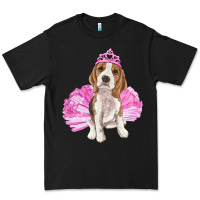 Black balerina beagle with tutu Premium Tee - RanaPortraitStore