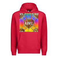 Cardinal Pride lgbtq leopard love heart seamless pattern Premium Hoodie - BundleAndBundleShop