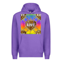 Purple Pride lgbtq leopard love heart seamless pattern Premium Hoodie - BundleAndBundleShop