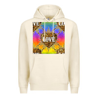 Tofu Pride lgbtq leopard love heart seamless pattern Premium Hoodie - BundleAndBundleShop