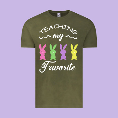Teaching My Favorite Bunny Vintage Tee Designed By Bettercallsaul