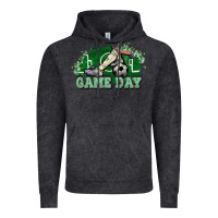 Vintage Black Game day Soccer Vintage Hoodie - NancyCooperArtShop