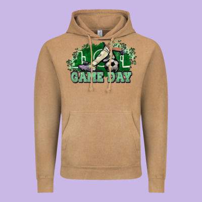 Game Day Soccer Vintage Hoodie Designed By Nancycooperartshop