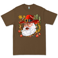 Cacao Cowboy Santa Premium Tee - NancyCooperArtShop