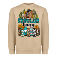 Shoulda Been A Cowgirl Heavyweight Sweatshirt | Teevron