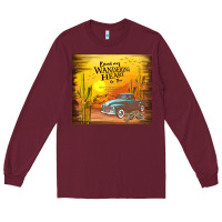 Burgundy bind my wandering heart to thee Long Sleeve Tee - TumblerDesignByShophia