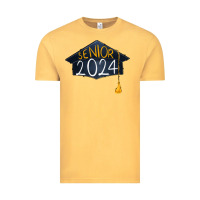 Vintage Mustard senior 2024 graduation Vintage Tee - RanaPortraitStore