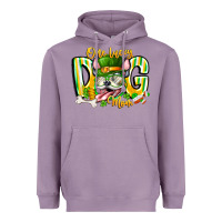 Lavender st patricks day dog mom Heavyweight Hoodie - CowhideDigitalArt