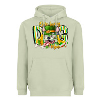 Matcha st patricks day dog mom Heavyweight Hoodie - CowhideDigitalArt