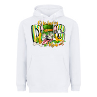 White st patricks day dog mom Heavyweight Hoodie - CowhideDigitalArt