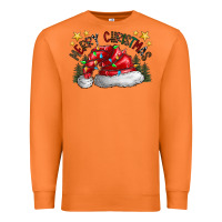 Carrot merry Christmas santa Premium Sweatshirt - CowhideDigitalArt