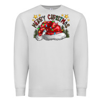 Dove Grey merry Christmas santa Premium Sweatshirt - CowhideDigitalArt