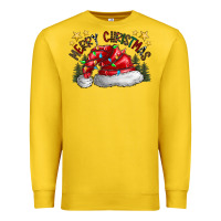 Lemon merry Christmas santa Premium Sweatshirt - CowhideDigitalArt