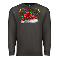 Smoke merry Christmas santa Premium Sweatshirt - CowhideDigitalArt