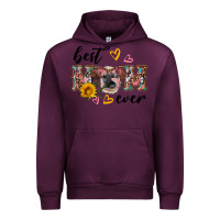 Mauve Wine best mom ever with cow Urban Hoodie - Artiststas