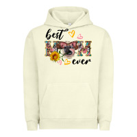 Pigment Pistachio best mom ever with cow Urban Hoodie - Artiststas